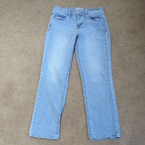 Levi's 505 Straight  Washed Blue Jeans Women 6. W28 L 30